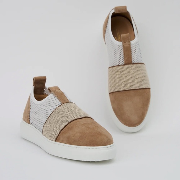 Clorinda Antinori Shoes - Clorinda Antinori The Naomi Camoscio New Biscuit Sneakers